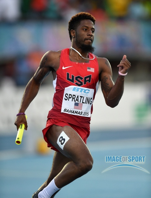 Brycen Spratling on 4x400 Leg - He'd Also Run on  World Record DMR Team