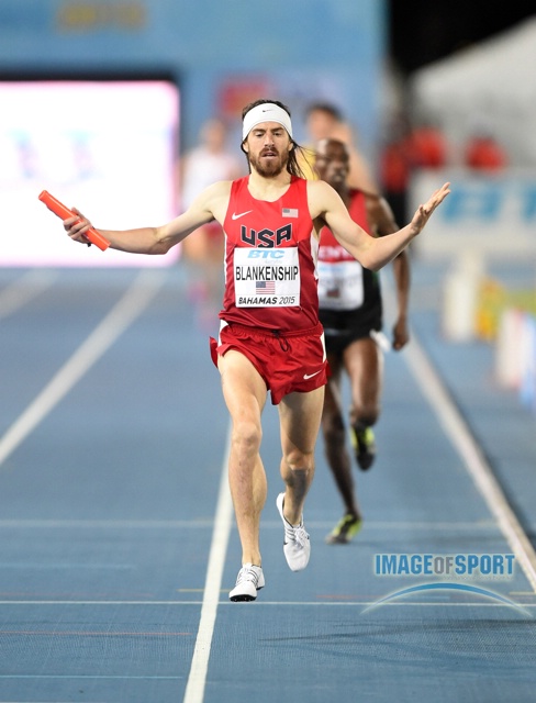 Ben Blankenship Celebrates the Win and the World Record for USA