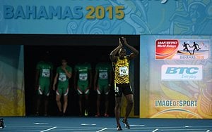 Usain Bolt and the Athlete Introductions Were Popular