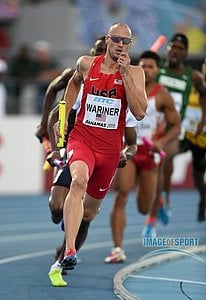 Jeremy Wariner Returned to Action With a Great Leg in the Prelims