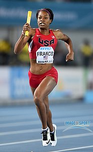 Phyllis Francis on leadoff of 4x400
