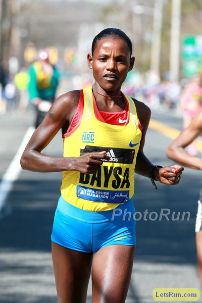 Eventual champ Atsede Baysa