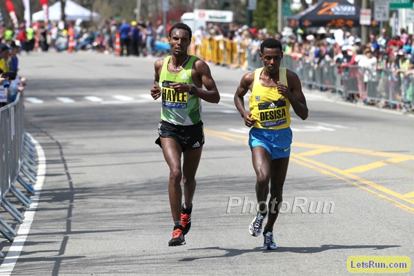 Two Man Dual Between Lemi Berhanu Hayle and Lelisa Desisa