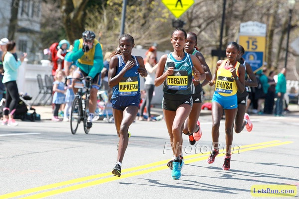 Valentine Kipketer, Flomena Daniel, Tirfi Tsegaye, Joyce Chepkirui (no Atsede Baysa)