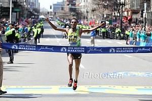 Lemi Berhanu Hayle 2016 Boston Marathon Champion
