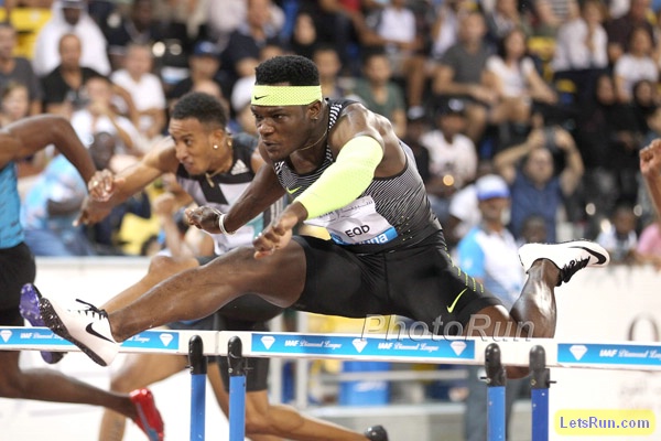 Omar McLeod Stated Undefeated in the Hurdles