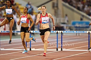 Doyle With the Win in the Hurdles