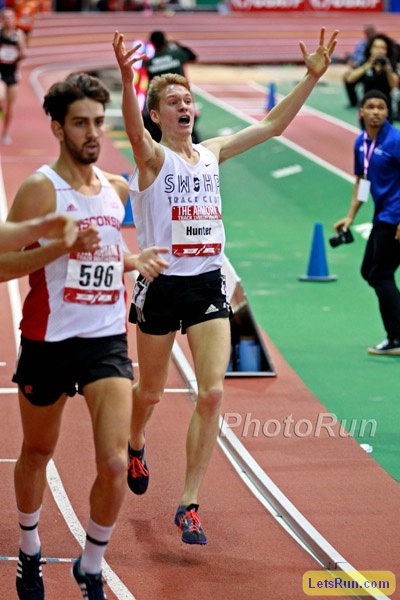 Drew Hunter Thinks He's Got It At the Line