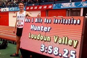 Drew Hunter 3:58.25 Indoor High School Record