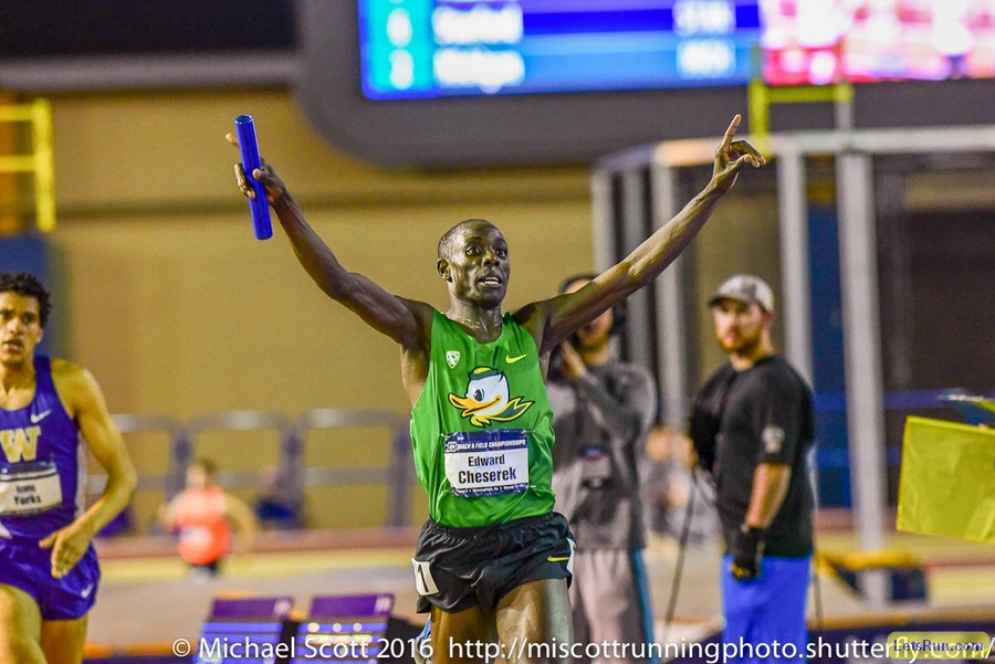 Cheserek Wins the DMR for Oregon