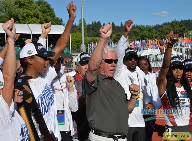 Arkansas and Lance Harter Won Their First Outdoor Title Ever