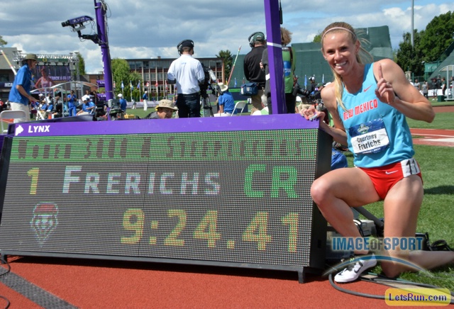 Collegiate Record 9:24.41 for Frerichs