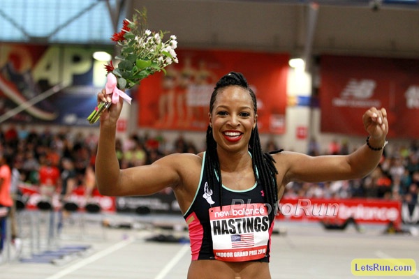 Natasha Hastings 300 Record