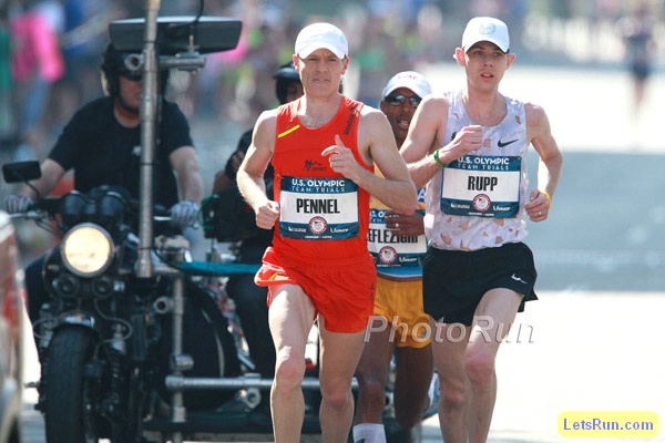 Tyler Pennel Takes the Lead Followed by Galen Rupp and Meb Keflezighi