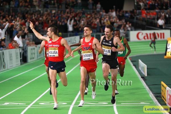 Matt Centrowitz 2016 World Indoor Champion