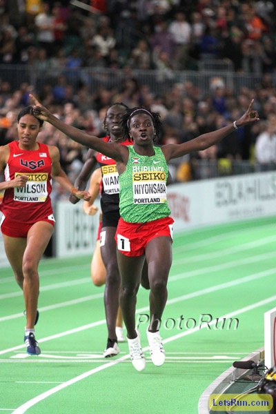 Francine Niyonsaba Won Worlds In Her First 800 of the Year