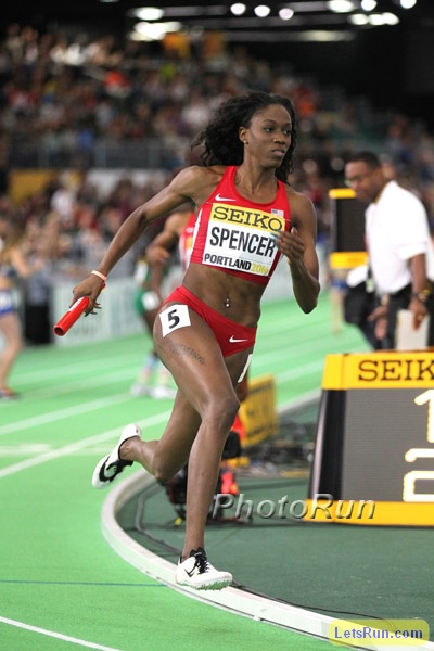Ashley Spencer in 4x400