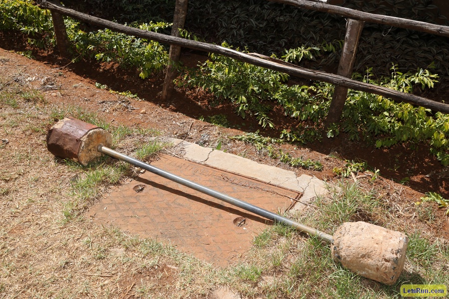 This is the weight set at the camp