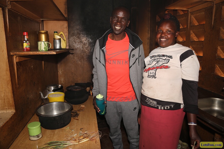 Kipchoge and the camp chef