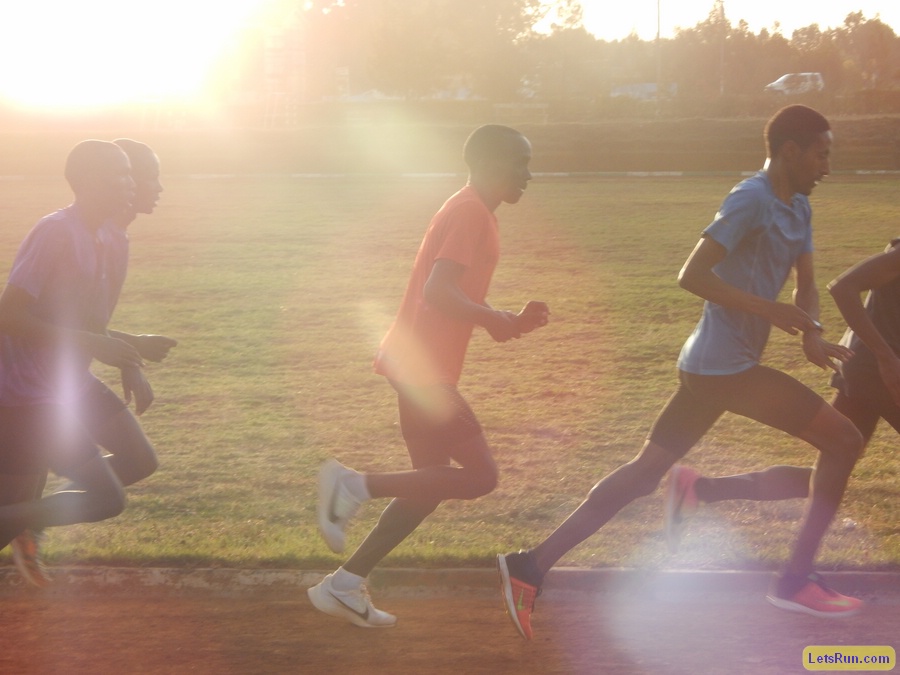 Kipchoge in Sunlight