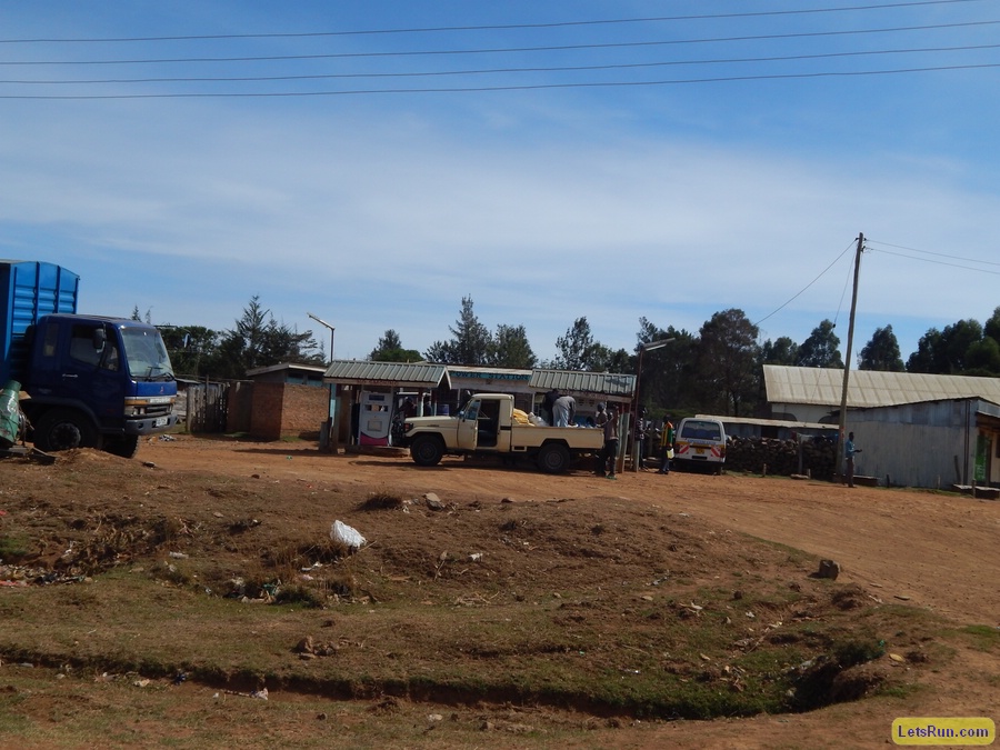 Landscape on way to Kipchoge's training camp in Kaptagat