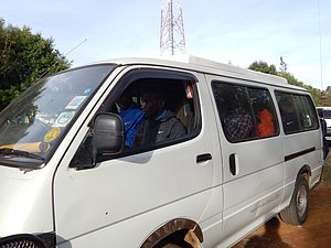 Kipchoge riding shotgun