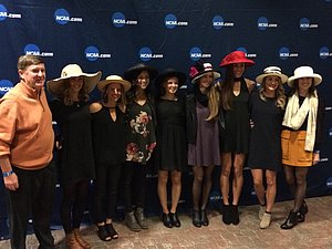 Big 10 champs Michigan with some Kentucky Derby Flair