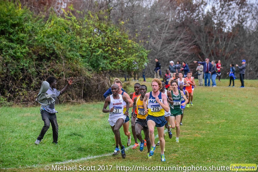 Vincent Kiprop and Tyler Day Giving Chase