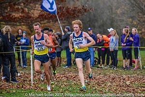 Matthew Baxter and Tyler Day of NAU Leading