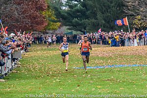 Home stretch: Justy Knight now leading