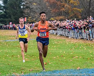 Justyn Knight of Syracuse Celebrates his national championship