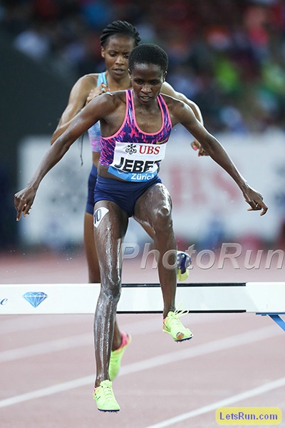 Ruth Jebet impressed in steeple