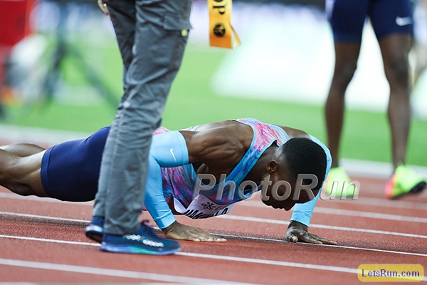 Makwala With His New Post Race Calling Card