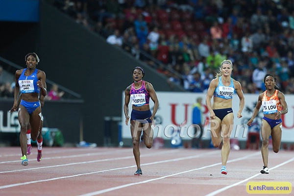 Shaunae Miller-Uibo Won the Hot 200 Over Dafne Schipper and Elaine Thompson