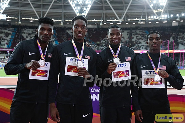 4x400 Silver for USA