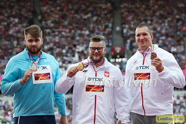 Valeriy Pronkin, Pawel Fajdek, Wojciech Nowicki hammer