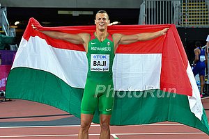 Balázs Baji Bronze for Hungary in Hurdles