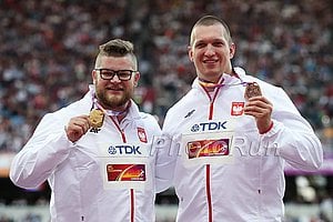 Poland hammer domination - Pawel Fajdek  gold and Wojciech Nowicki silver