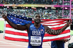 Justin Gatlin 2017 100m Gold