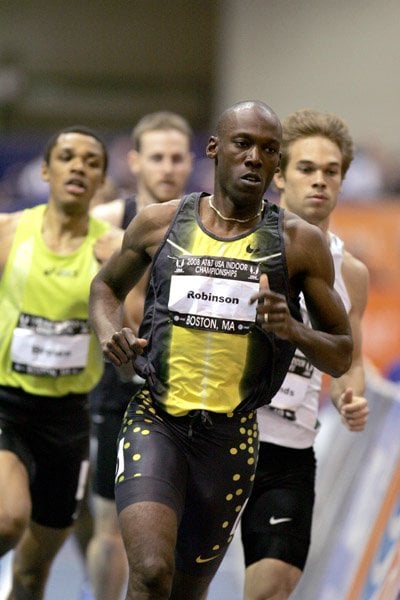 Khadevis Robinson Barely Won His 3rd Indoor Title (4 Outdoors as Well)
