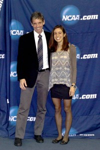 Abbey D'Agostino at 2011 NCAAs