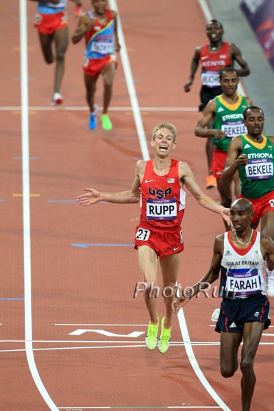 Galen Rupp Wins Silver at the 2012 London Olympics