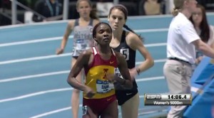 Betsy Saina En Route To 2011 NCAA 5000 Crown