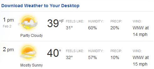 Weather.com graphic