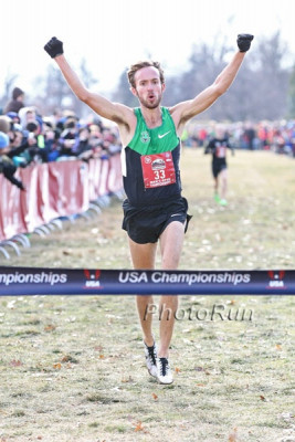 Chris Derrick winning the first of 3 USA XC titles in 2013 *2013 US Cross Country Photos
