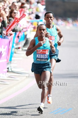 Kebede won his second London title in 2013