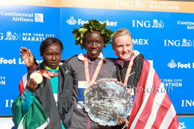 Flanagan was second in her debut in NYC in 2010*2010 New York City Marathon Photos