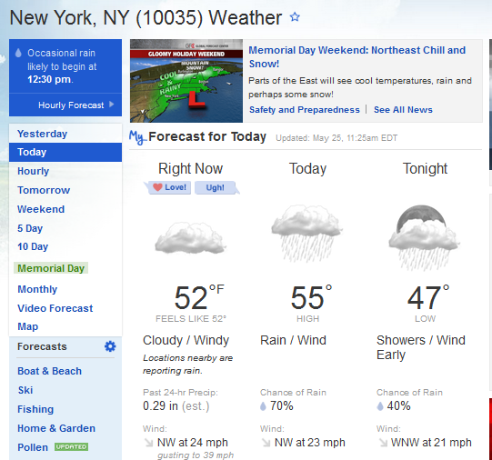 May in NYC