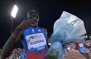 A happy David Rudisha