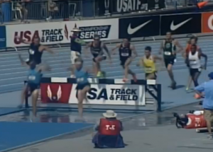 Evan Jager and Dan Hulint Out Front